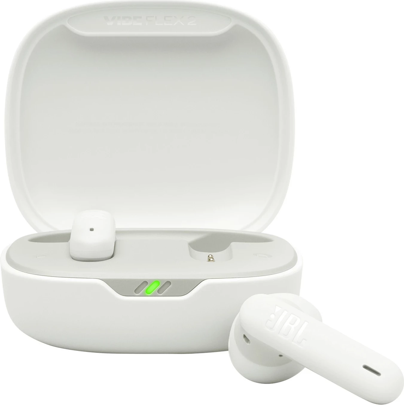 Kufje JBL Vibe Flex 2 Bluetooth, JBL Pure Bass, deri 40 orë, të bardha