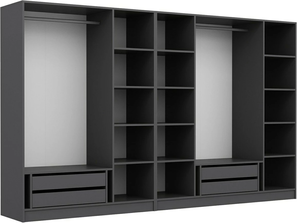 Dollap Skye Decor, ngjyrë antracit, 4942