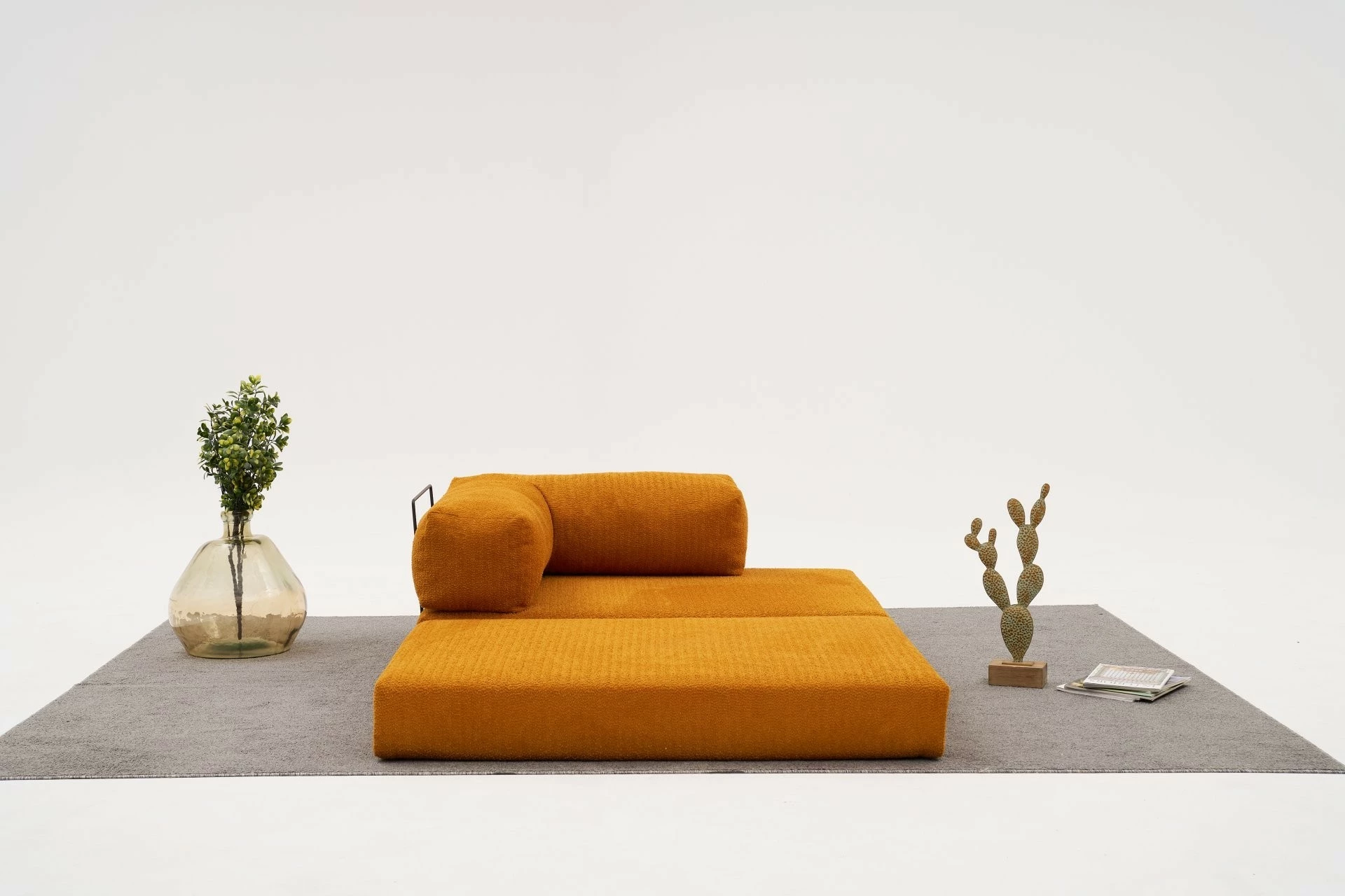 Divan 2-vendësh Atelier del Sofa, Comfort, portokalli