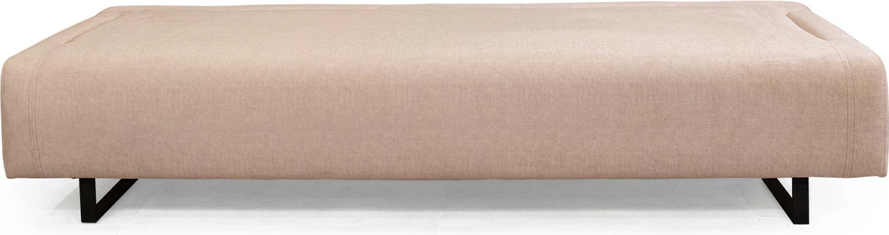 Divan-krevat treshe Infinity me tavolinë anësore, bezhë