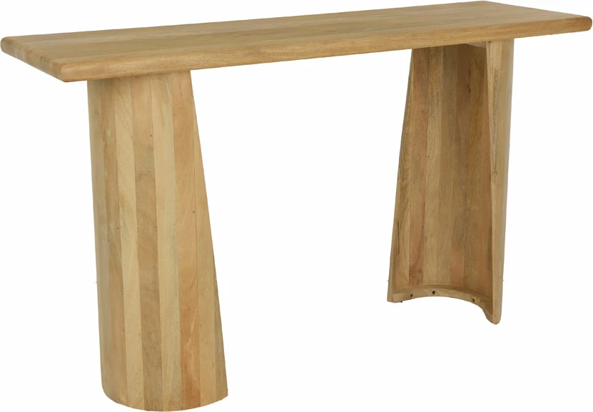 Konsol Spiral, dru mango natyral, 130x40x76cm