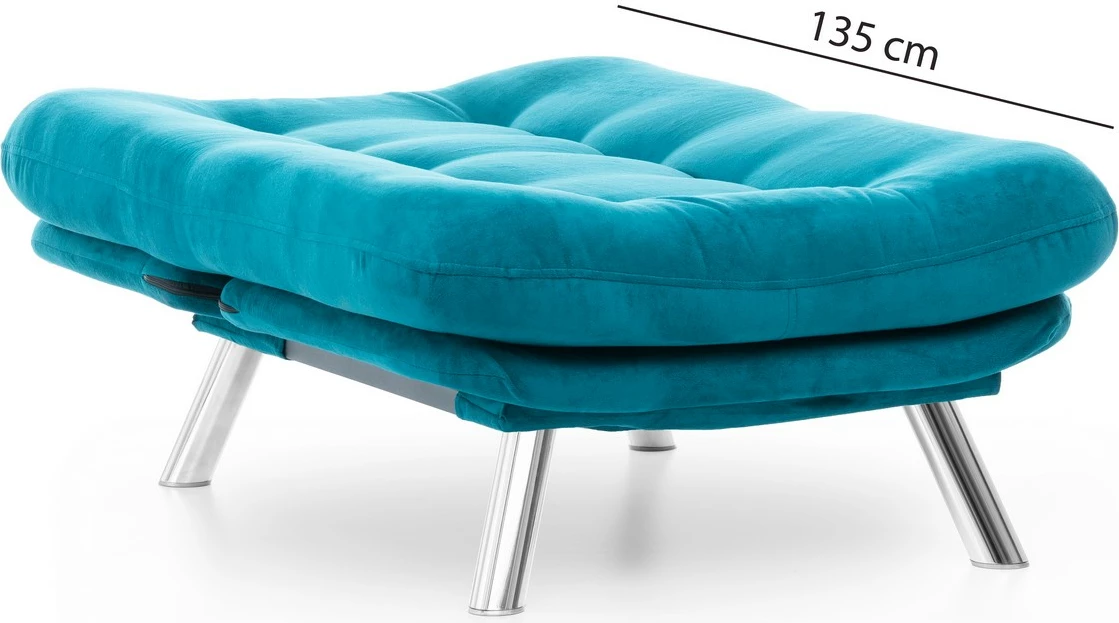 Karrige një vendëshe Atelier del Sofa, Misa Solo, ngjyrë jeshile petrol