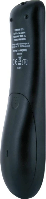 Telekomandë universale Schwaiger UFB1000, 8 taste, IR wireless, e zezë