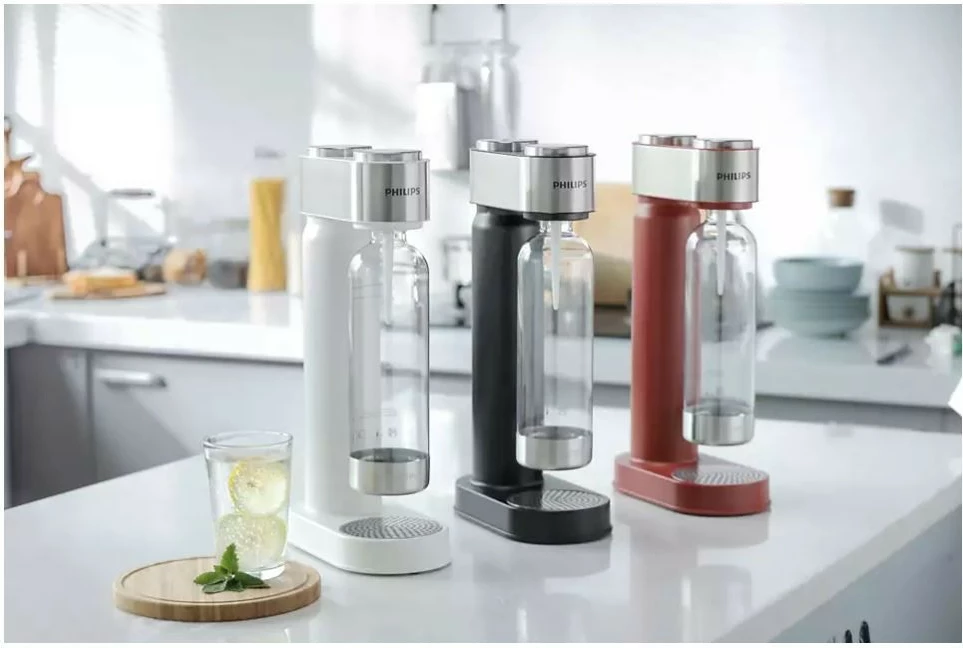 Saturator uji Philips GoZero ADD4902WH/10, 1L, inox, bardhë