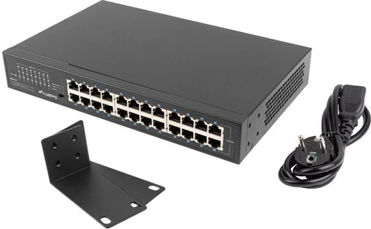 Switch Lanberg, RSGE-24 Porte, 19'', 1GB