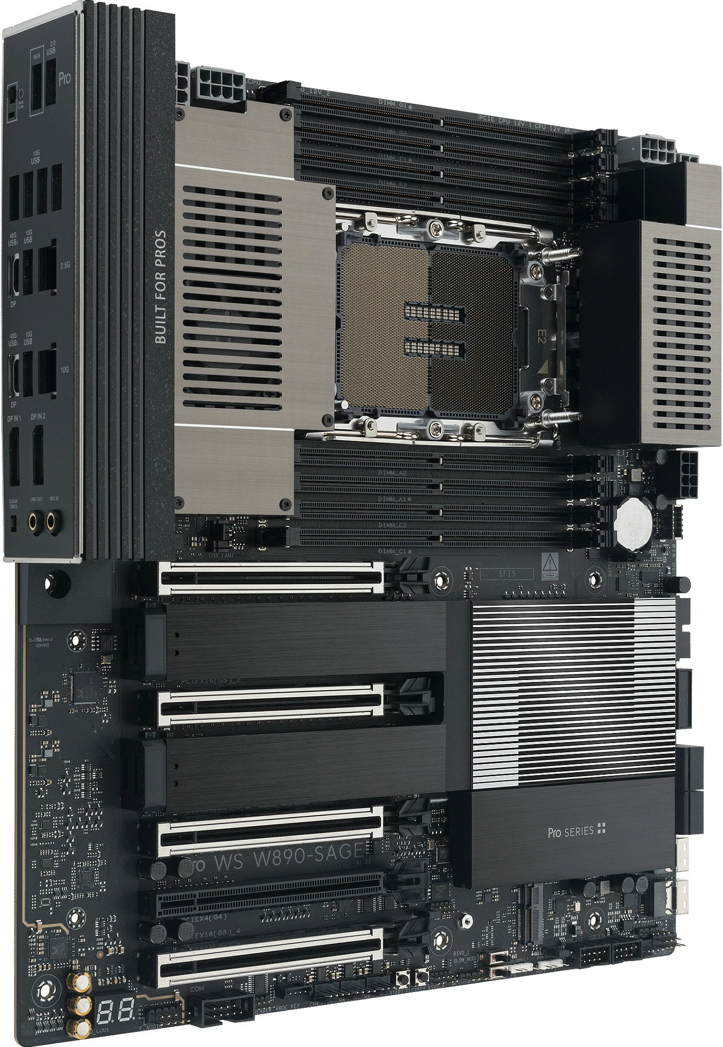Pllakë amë ASUS Pro WS W890-SAGE, LGA 4710-2, DDR5 ECC, PCIe 5.0