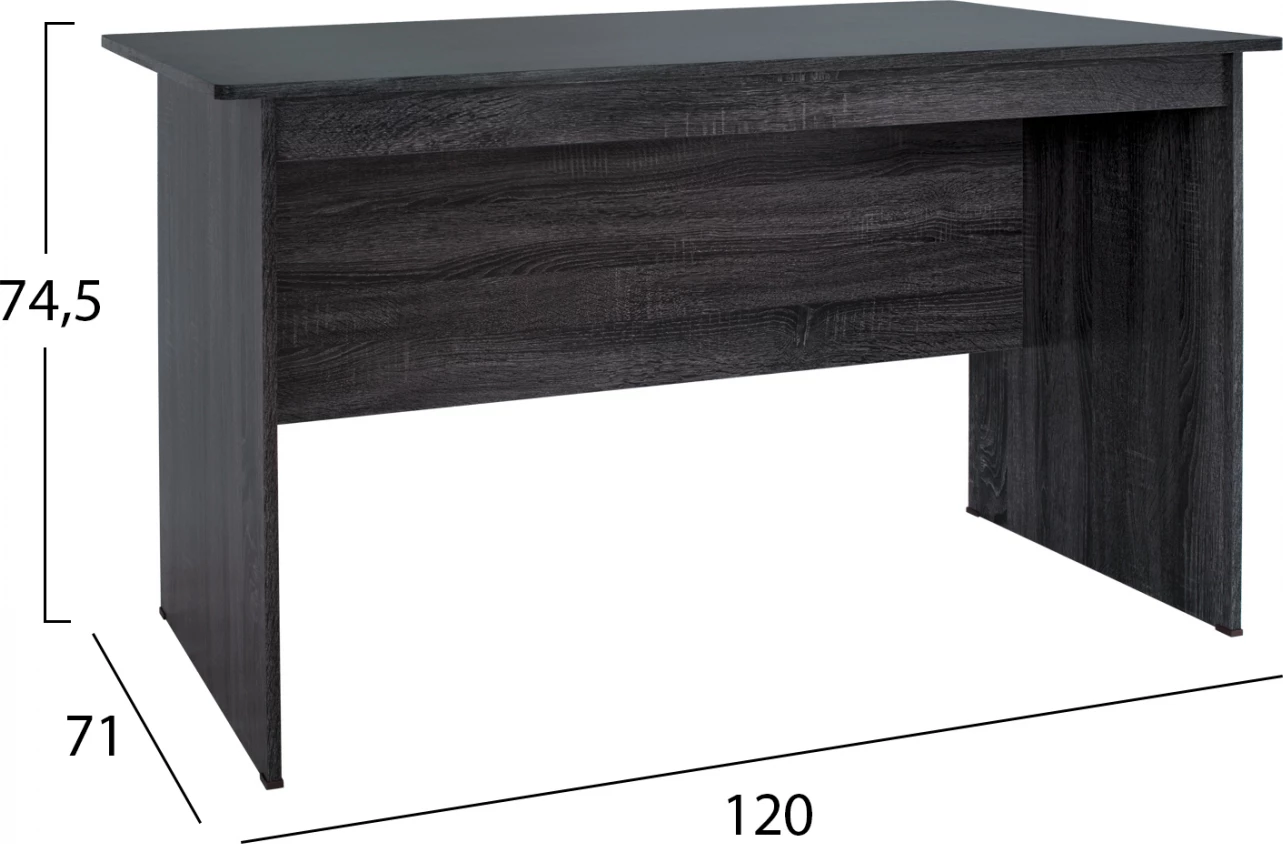 Sipërfaqe tavoline për zyre, ngjyrë gri, FH2285.01, 120x71x74.5 cm