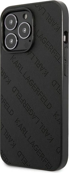 Mbështjellës Karl Lagerfeld Perforated Allover për iPhone 13 Pro / 13 6.1", i zi