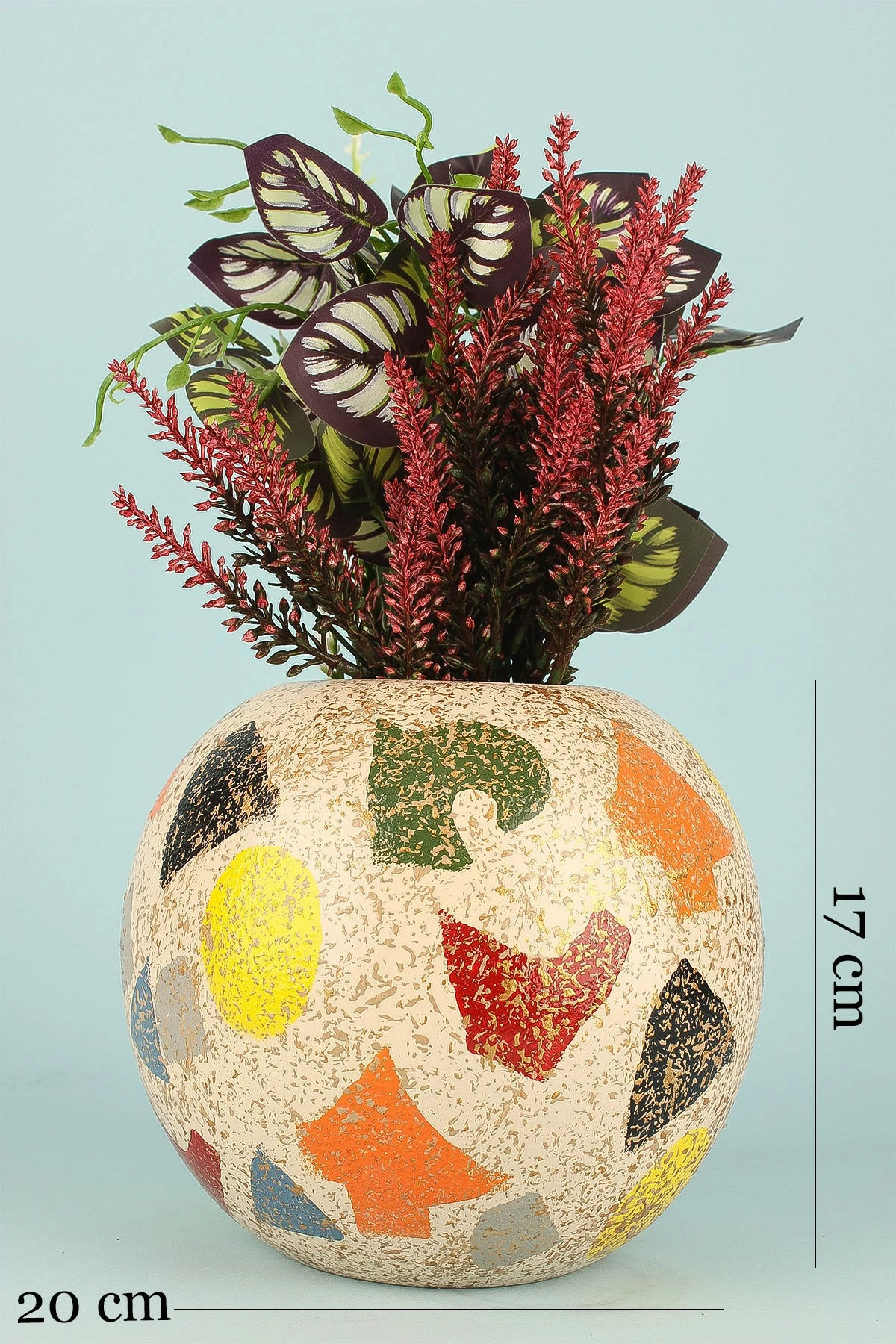 Vazo dekorative, multikolor, Evila Originals, YL741