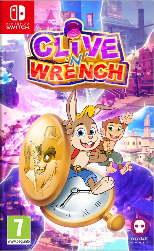 Lojë Nintendo Switch, Numskull Games Clive 'n' Wrench, PEGI 7, edicion fizik me mini broshurë