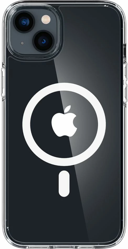 Mbështjellës Spigen Ultra Hybrid Mag për iPhone 14, Transparent/Bardhë
