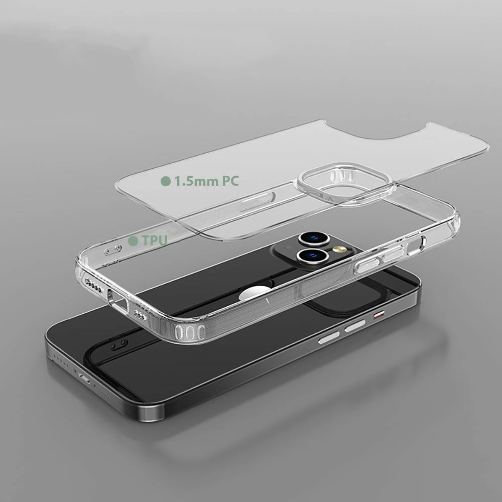 Mbështjellës Tech-Protect FlexAir Hybrid për iPhone 11, Transparent