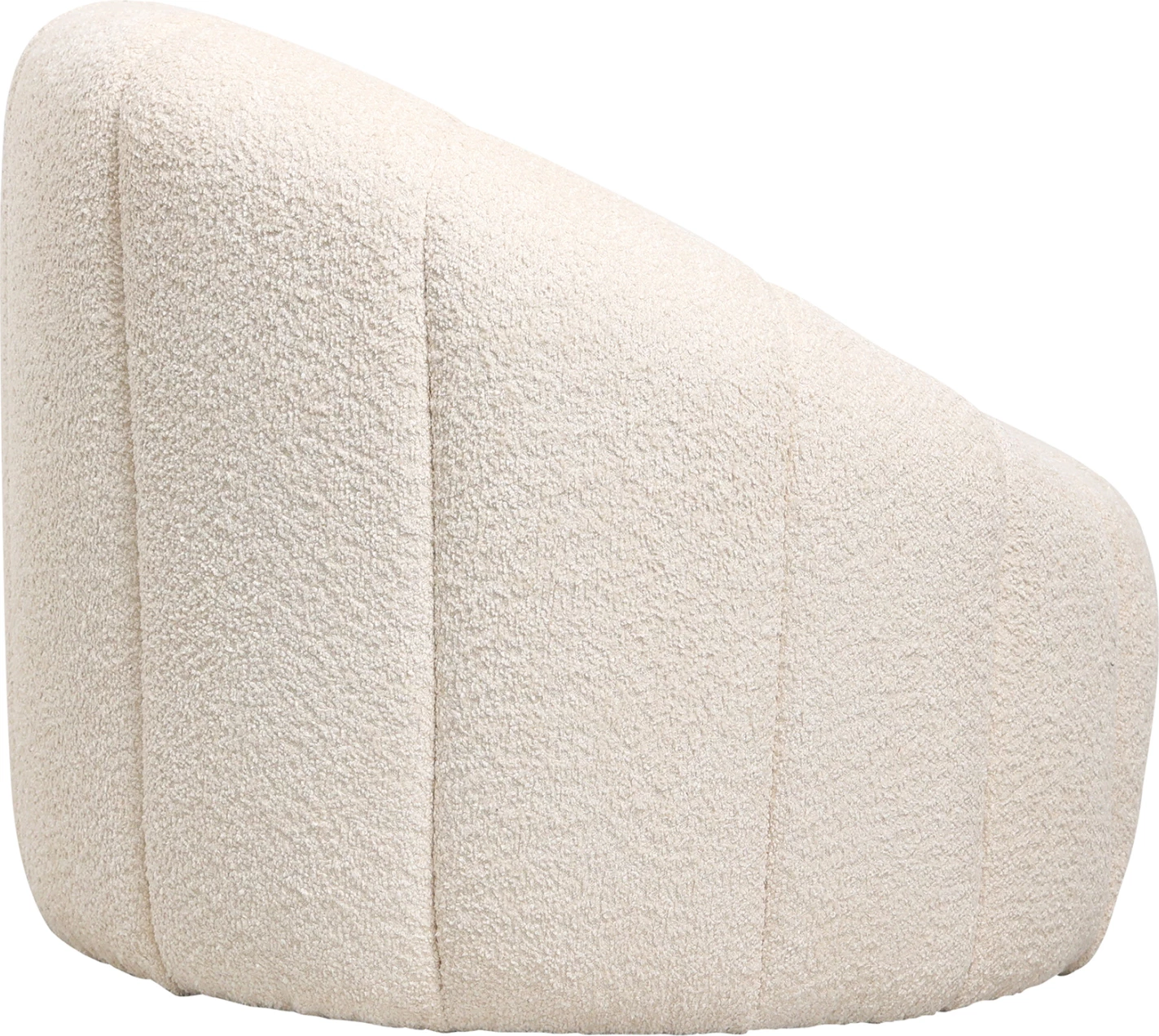 Divan dy ulës MOBY, pëlhurë boucle ecru, FH9595.06, 148x83x66H cm