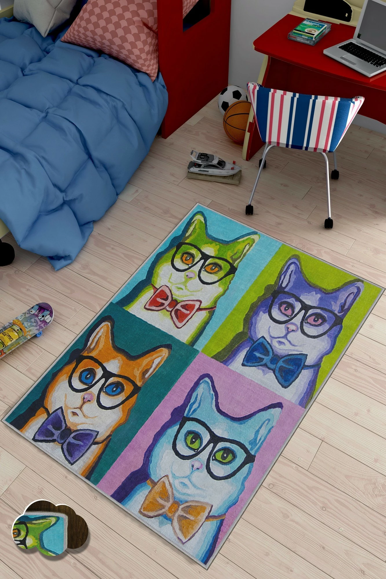 Qilim shumëngjyrësh, 80x120cm, Conceptum Hypnose, KHMFESTO004KEÇE