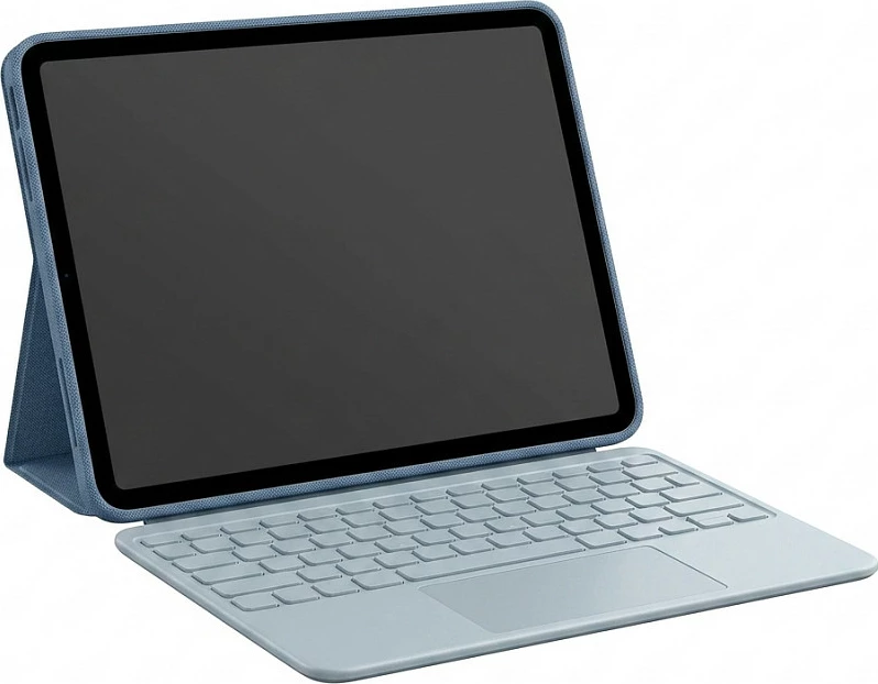Mbështjellës me tastierë inateck për iPad 10", QWERTZ, blu