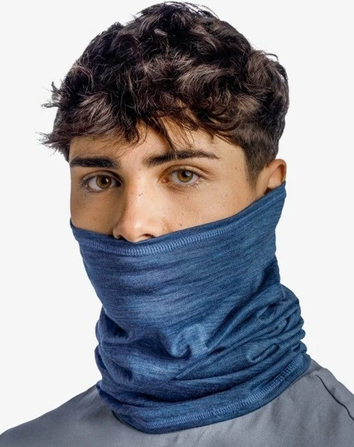 Shall multifunksional Buff Lightweight Merino Wool, për të rritur, Unisex, Kaltër