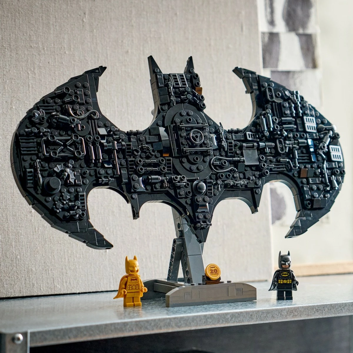 Set blloqe ndërtimi LEGO DC Batman 76330 Batman Logo, 678 copë, 12+, e zezë