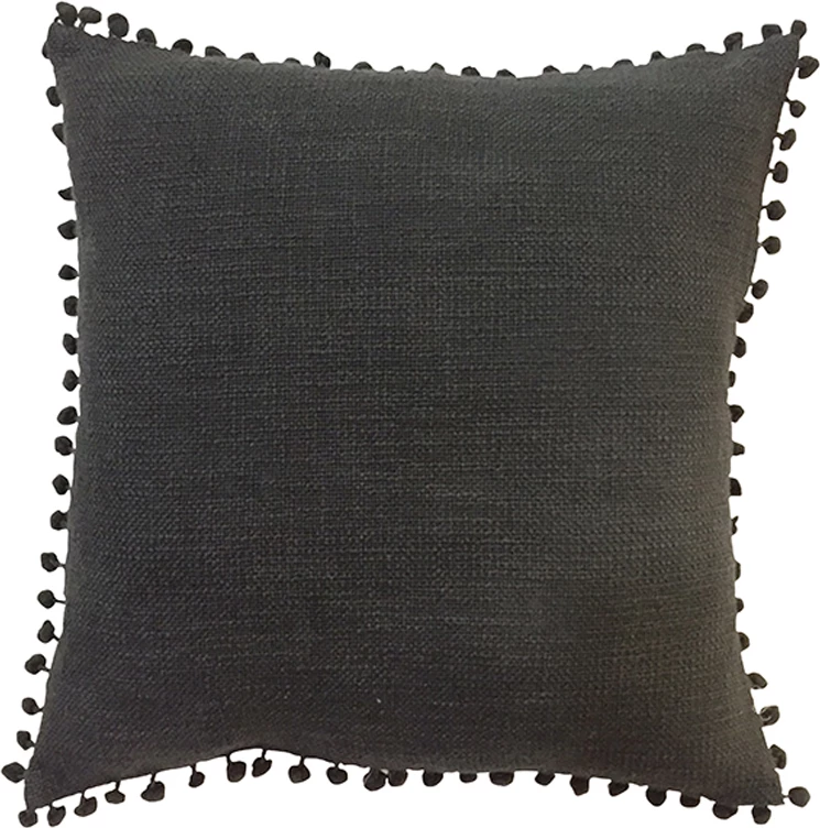 Jastëk dekorativ Bon Bon, material pambuku, ngjyrë gri, 45x45cm