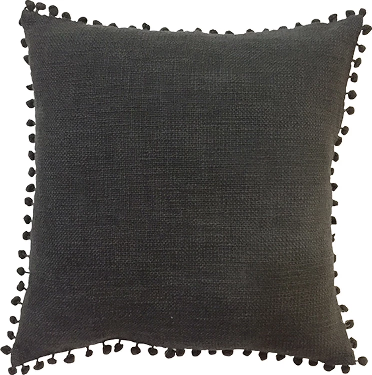 Jastëk dekorativ Bon Bon, material pambuku, ngjyrë gri, 45x45cm