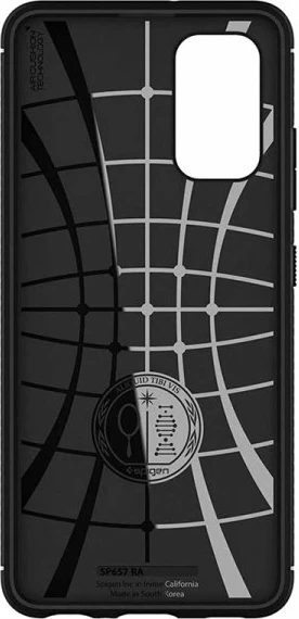 Mbështjellës Spigen Rugged Armor për Samsung Galaxy A32 A325 LTE, silikon, i zi