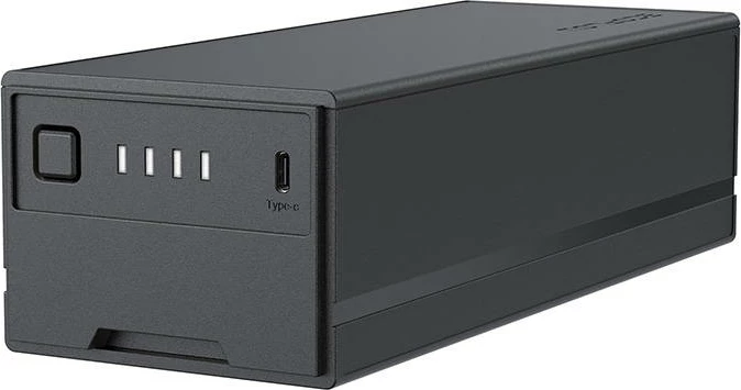 Bateri plug-in EcoFlow Glacier, 298 Wh, për frigorifer portabël, e zezë