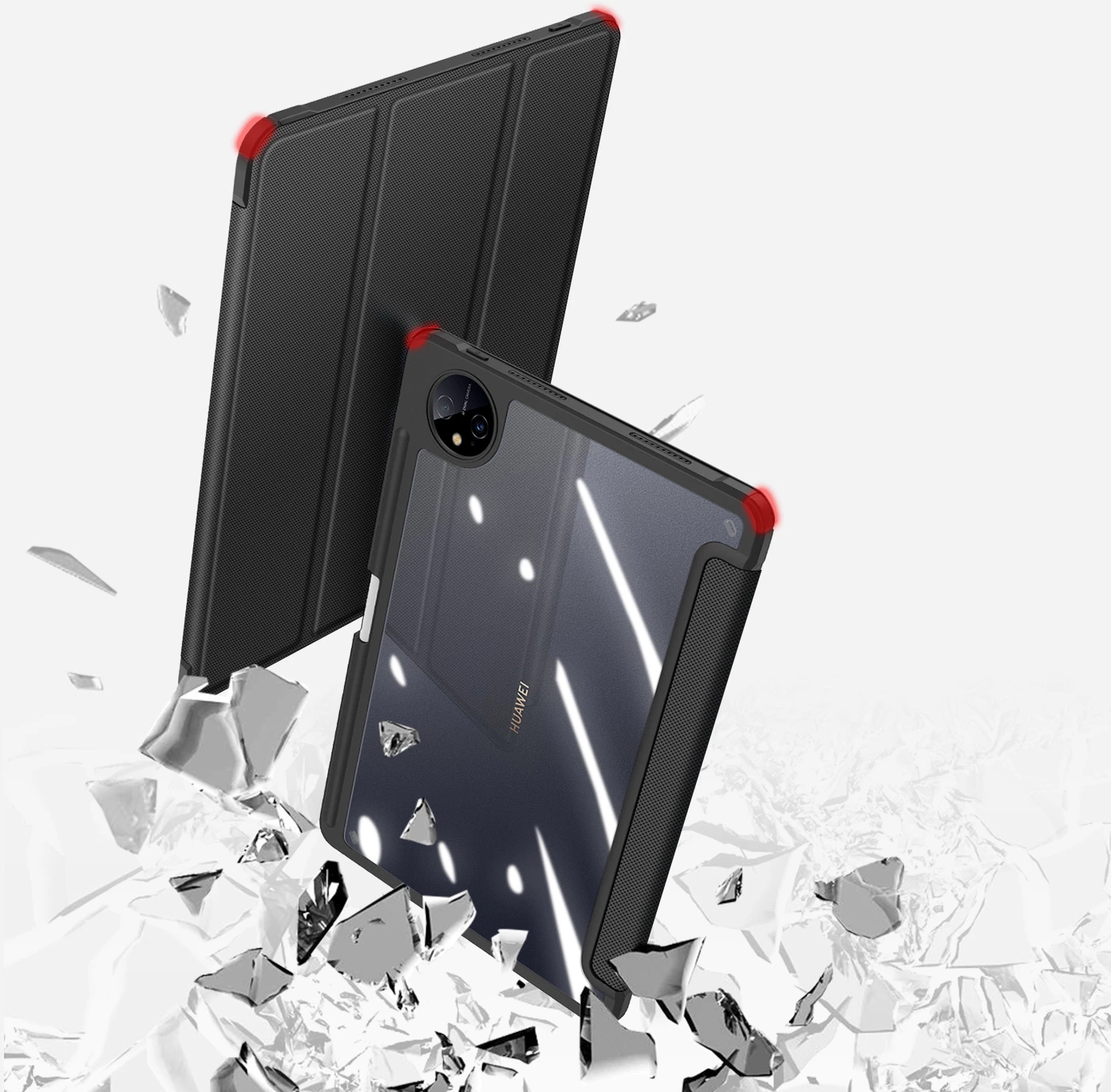 Mbështjellës tablet Dux Ducis Toby për Huawei MatePad Pro 11" (2022), me qëndrim, auto sleep, i zi