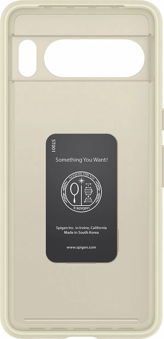 Mbështjellës Spigen Thin Fit për Google Pixel 8 Pro, TPU+PC, beige