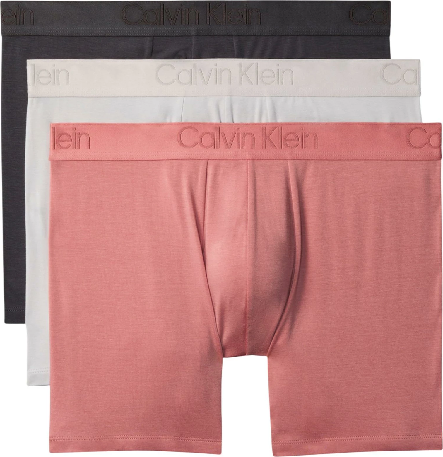 Të brendshme për meshkuj Calvin Klein Underwear 000NB3652A 3PK, gri e çelët