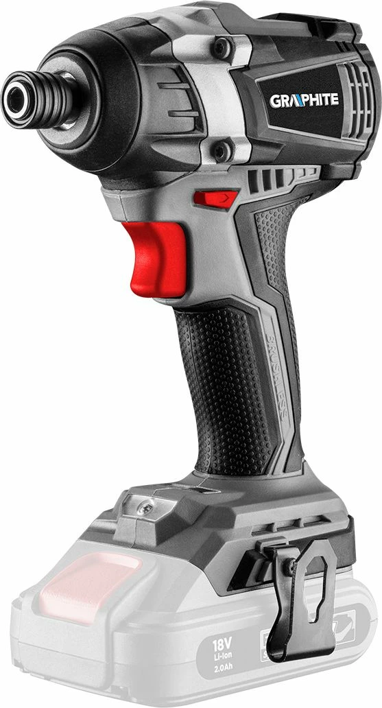 Kaçavidë me impakt Graphite 58G024 18V, brushless, 200Nm, pa bateri dhe karikues