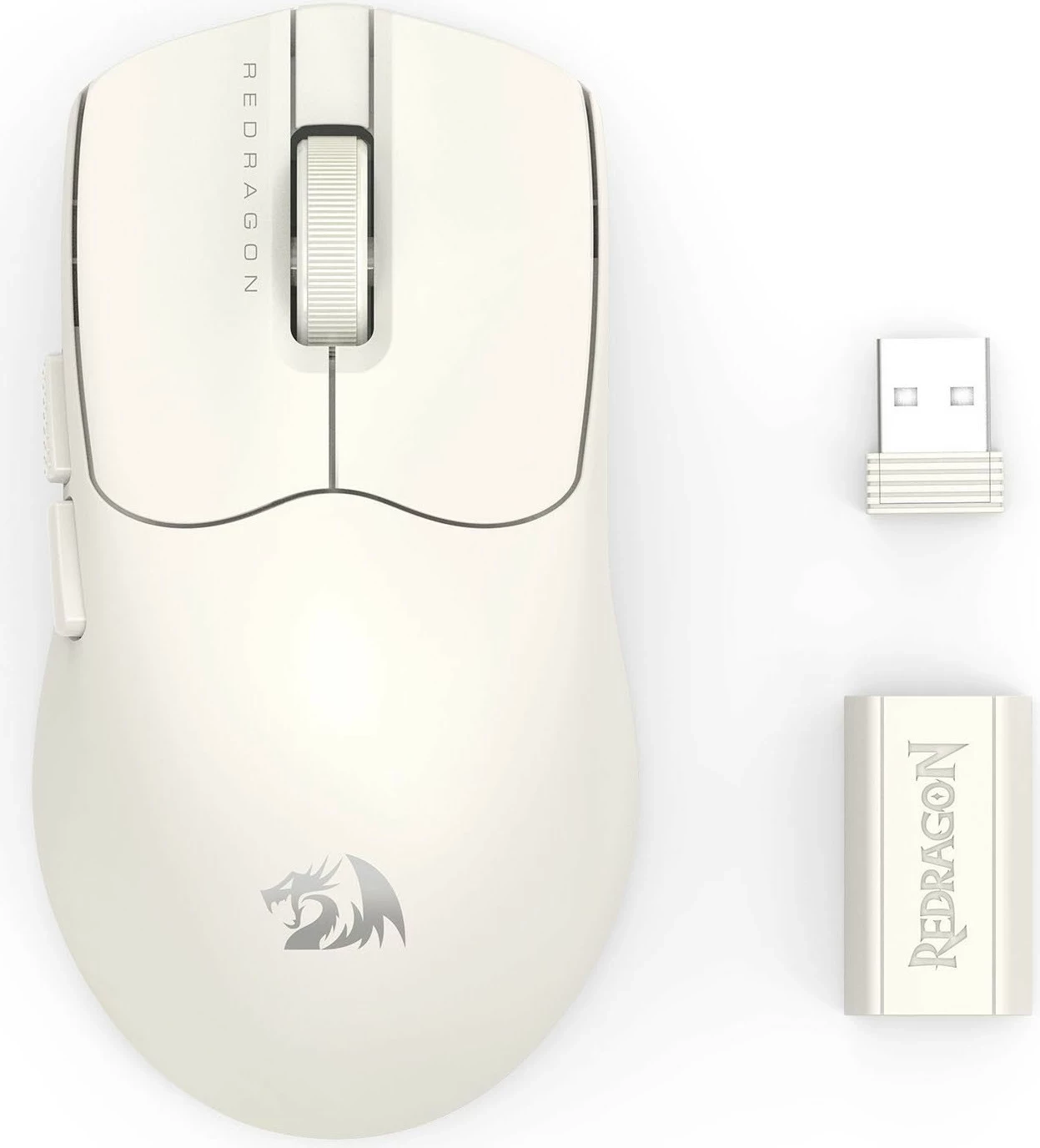 Maus gaming Redragon AXION M933TF-ULT, wireless/USB-C, 45000 DPI, e bardhë
