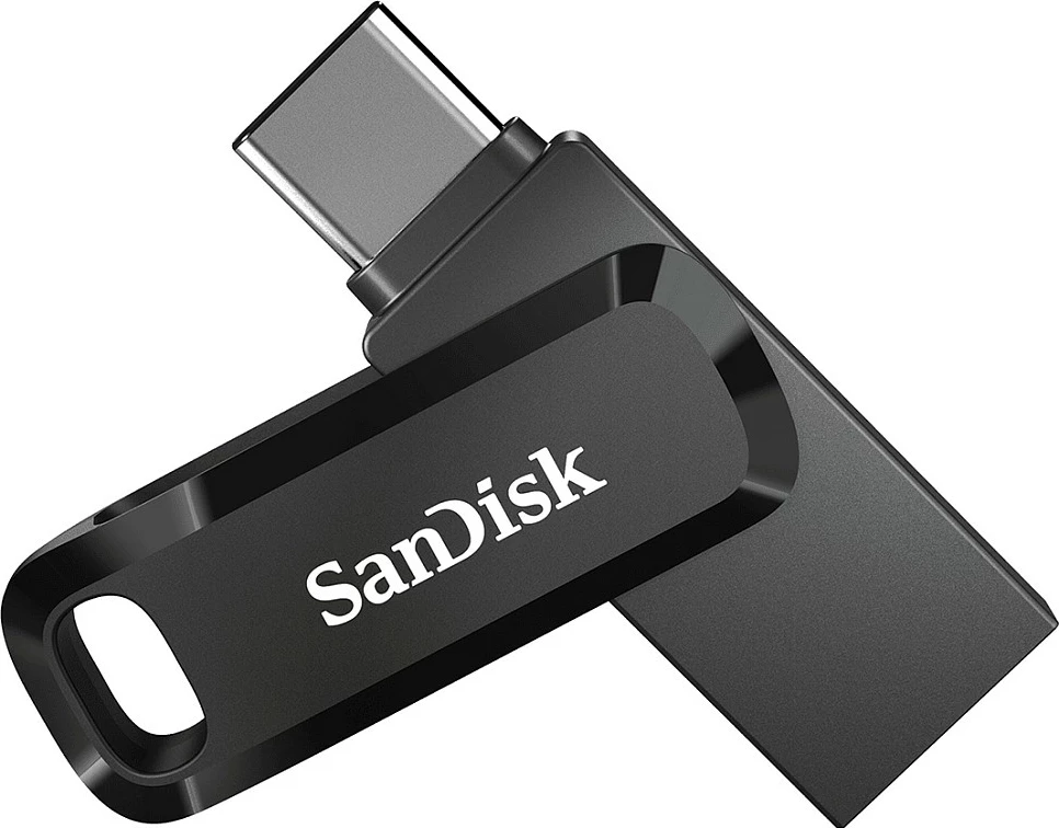 USB SanDisk Ultra Dual Drive, 128 GB, USB Type-A / USB Type-C, 3.2 Gen 1, 150 MB/s, Slide, E zezë, Argjendtë