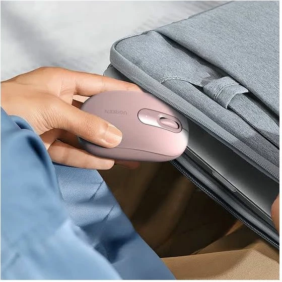 Maus pa kabllo UGREEN MU105 90686 2.4G 2400 DPI klikime t’qeta Cherry Pink