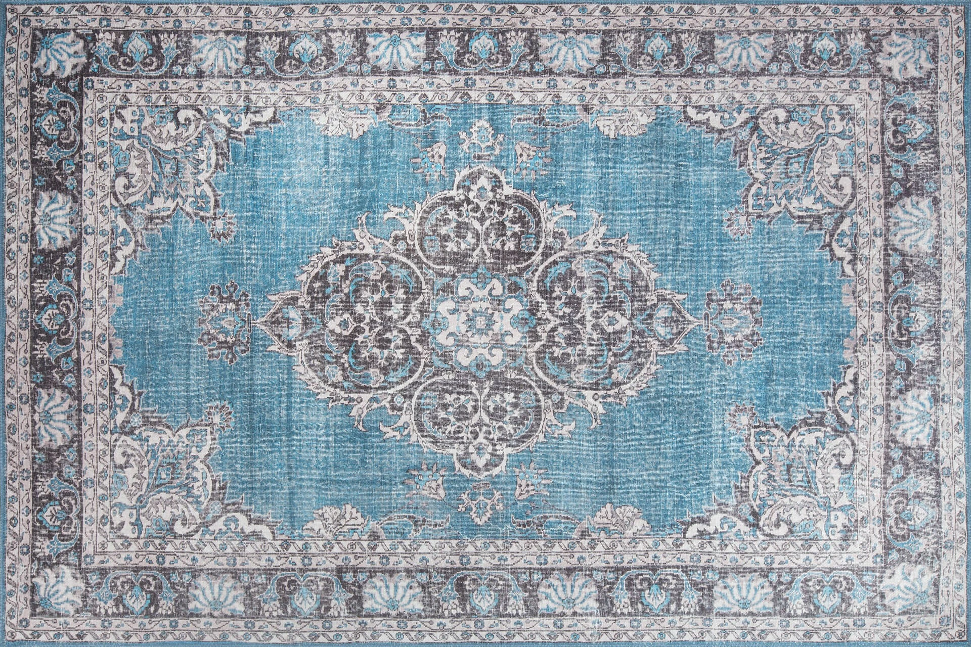 Qilim (210 x 310) Conceptum Hypnose, Blues Chenille, blu AL 201