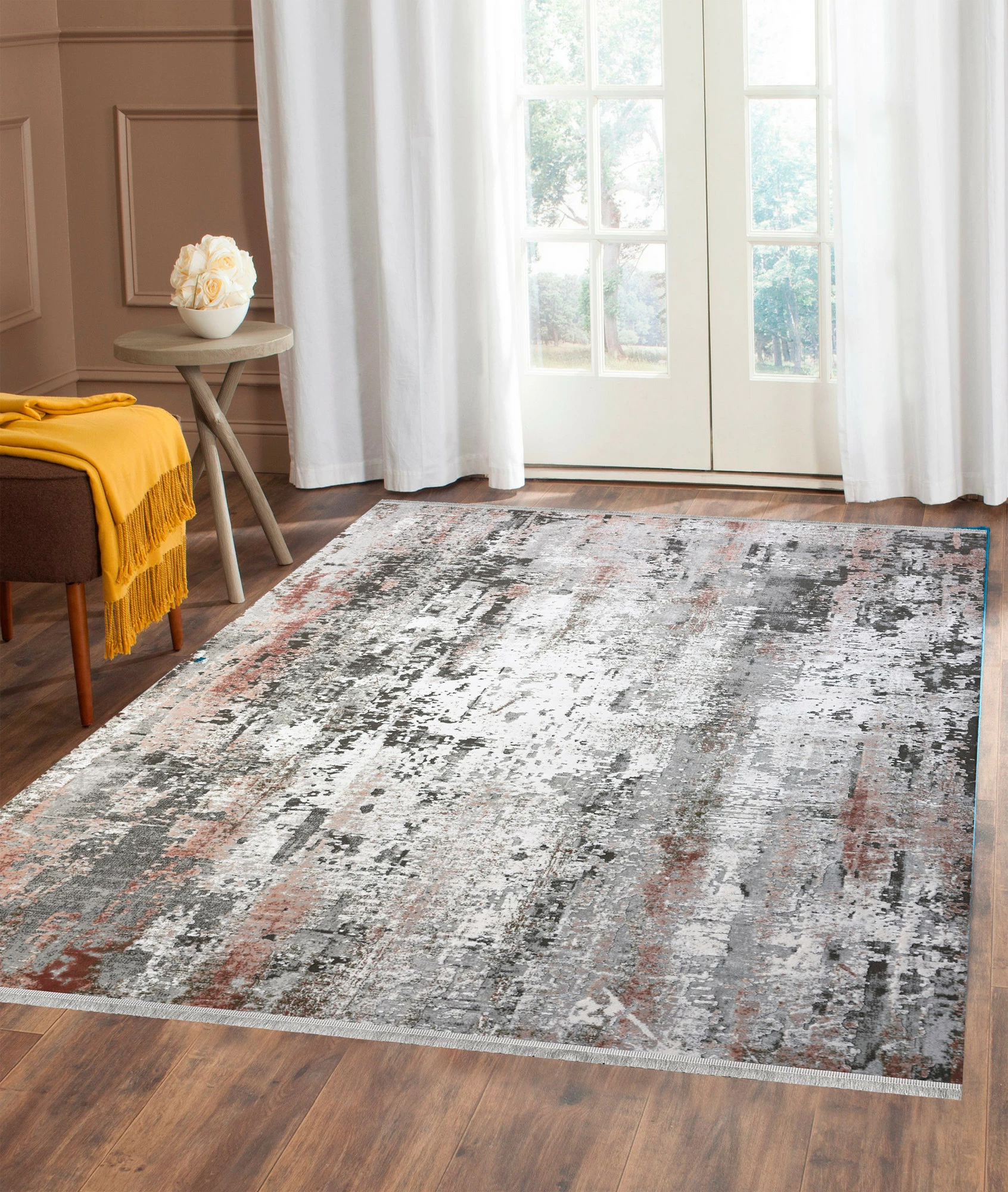 Qilim për korridor, ngjyrë pluhur, Conceptum Hypnose, 100x300cm