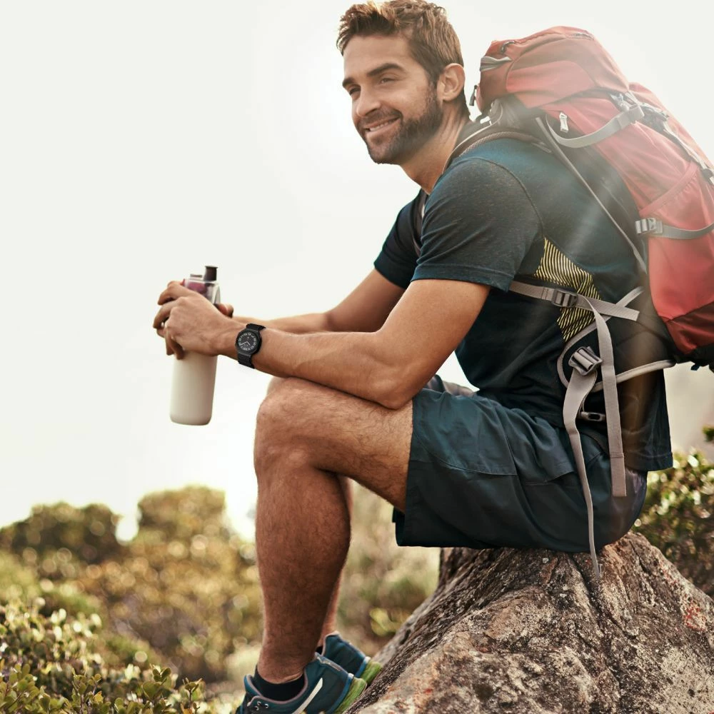 Rrip silikoni për smartwatch Tech-Protect për Garmin Fenix 5X / 5X Plus / 6X / 6X Pro / 7X / 8, 51 mm, i zi