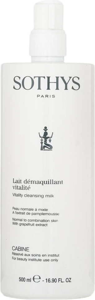 Qumësht pastrues për fytyrë Sothys Vitality për femra 500ml