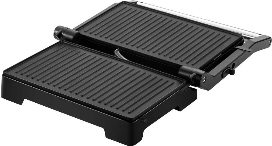 Grill tavoline Melchioni Burger 118330012, 1000W, inox, argjend