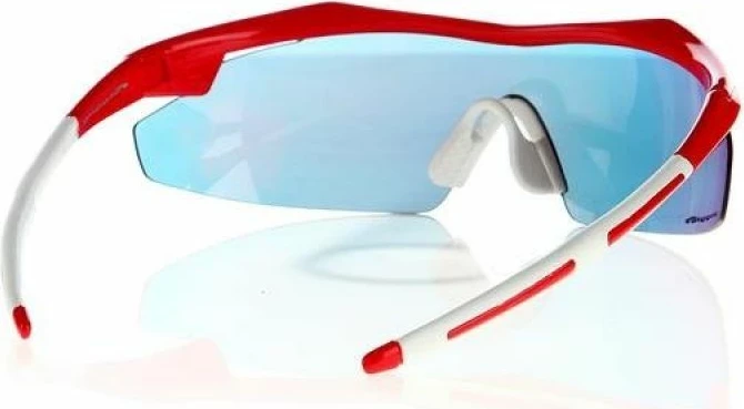 Syze dielli Goggle, unisex, kuqe/bardhë