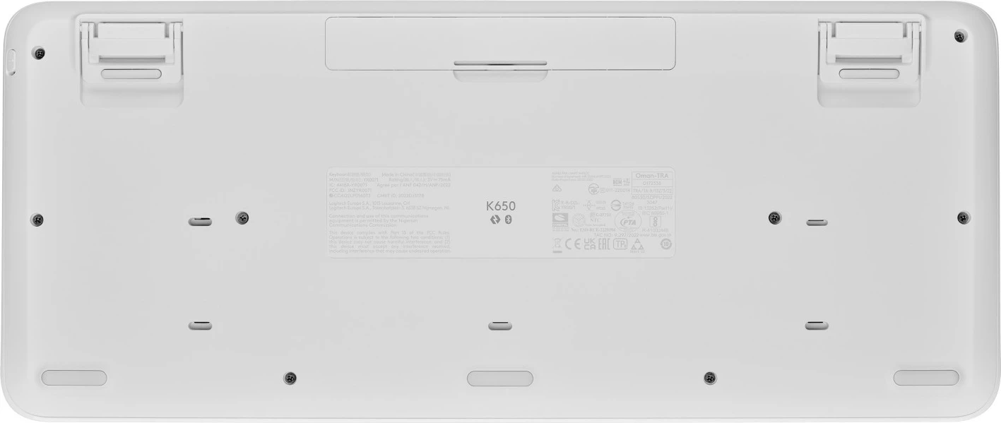 Tastierë Logitech SIGNATURE K650, Wireless, Bluetooth, Membranë, QWERTZ, Bardhë