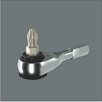 Çelës kriket mini Wera 8011 Zyklop Mini 4, 1/4", 50 mm, gri