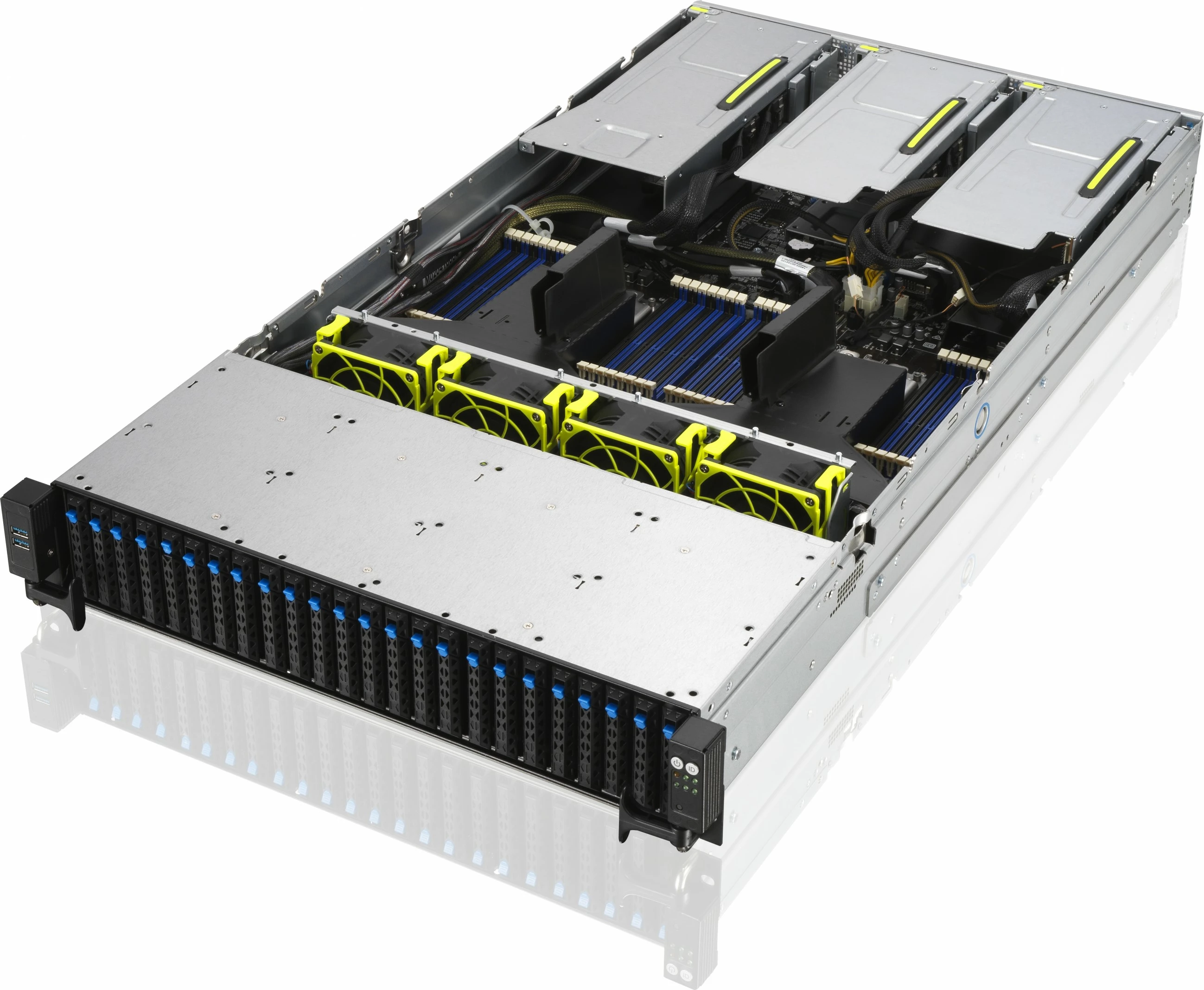 Server ASUS RS720A-E11-RS24U, Socket SP3, DDR4-SDRAM, Silver
