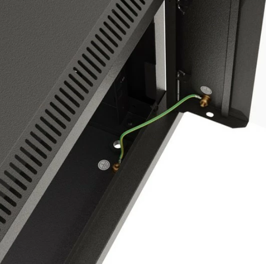 Kasë rrjeti Lanberg WF03-5304-10B, 19", 4U, derë xhami, e zezë, për montim në mur