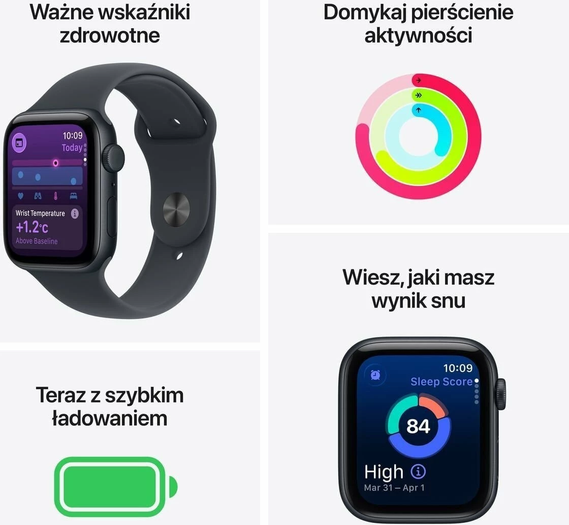 Smartwatch Apple Watch SE 3 GPS 40mm S/M Midnight/Navy