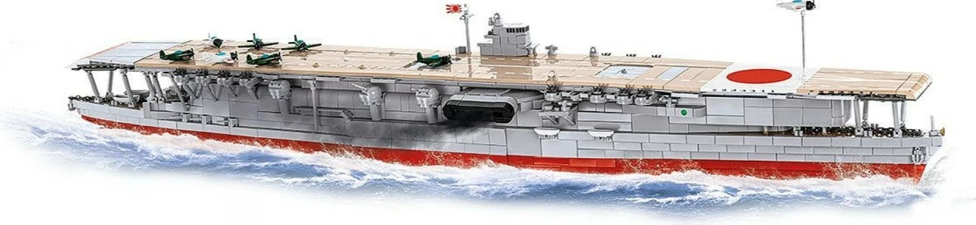 Set blloqesh Cobi Klocki IJN Akagi Aircraft Carrier, 3573 pjesë, Historical Collection