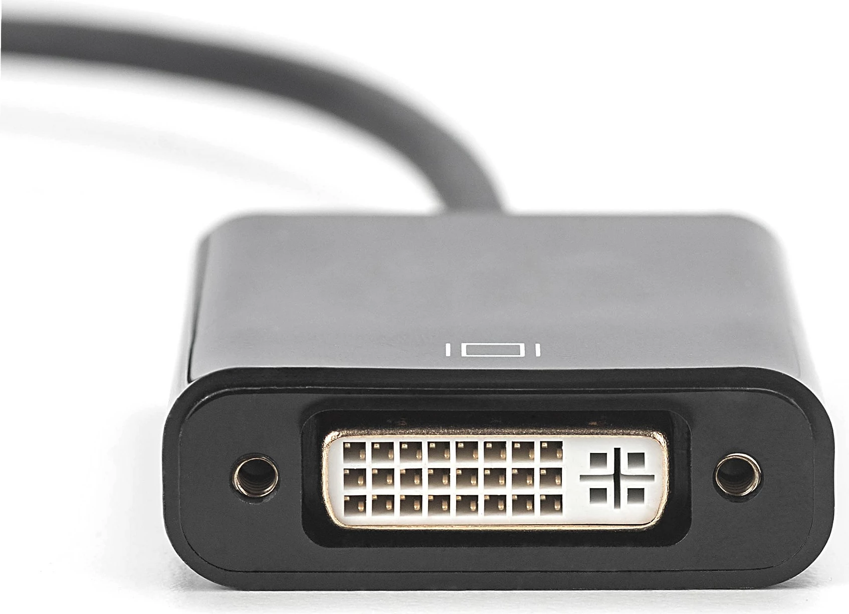 Adapter aktiv Digitus, Mini DisplayPort në DVI-I, 0.15m, i zi