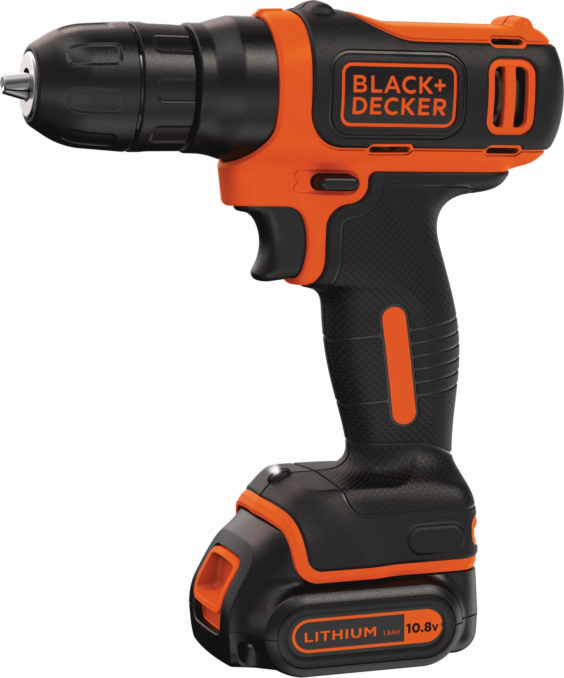 Burmashinë/vidhosëse me bateri Black&Decker BDCD12 10.8V 1.5Ah, me karikues 8-orësh, e zezë/portokalli