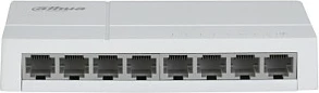 Switch Dahua DH-SF1008L, 8x Fast Ethernet 10/100, PoE, desktop, gri e çelët