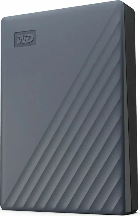 HDD i jashtëm WD My Passport WDBY3J0060BGY-WESN 6TB 2.5\" USB 3.2 Gen 1, Silicon Grey, set me kabllo USB-A në Micro-B