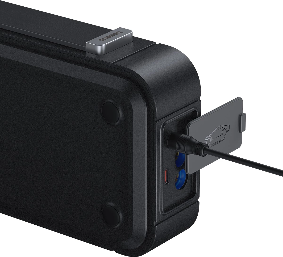 Jump starter Baseus Super Energy Mega Series BS-CH007, 3000A, 12V, me superkondensator, Gri