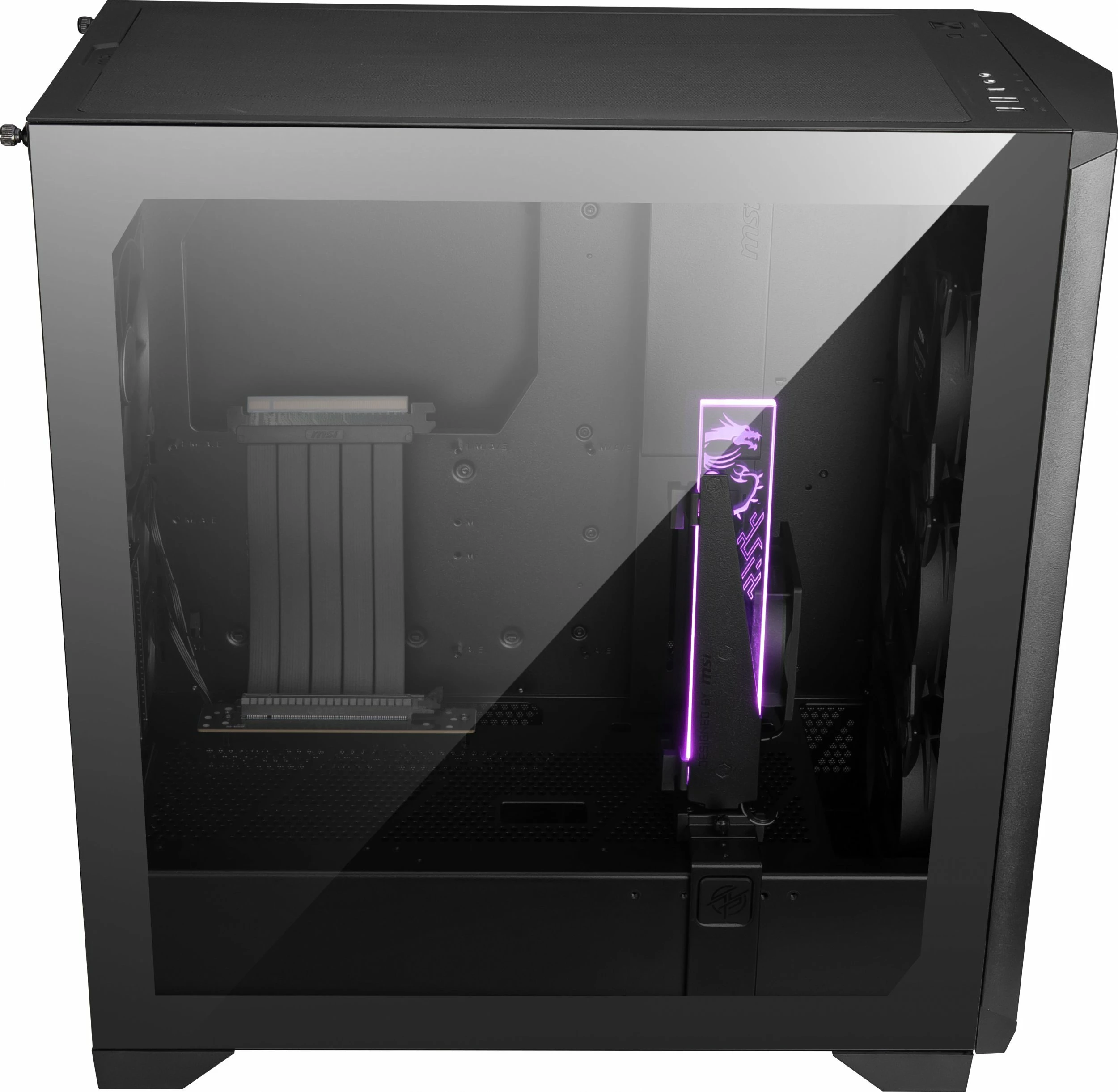 Kasë MSI MPG Gungnir 300P Airflow 306-7G21P21-W57 Midi Tower ATX/e-ATX, USB Type-C, 7 ventilatorë të instaluar, e zezë